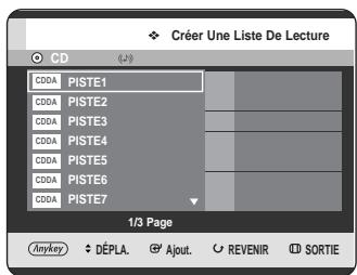 SAMSUNG DVD-HR720 - Nouvelle liste de lecture - 2