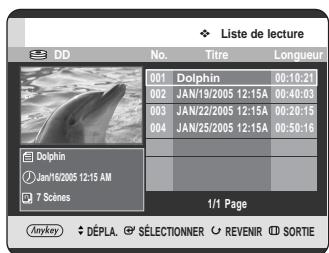 SAMSUNG DVD-HR720 - Utilisation du bouton MENU. - 4