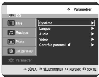 SAMSUNG DVD-HR720 - Réglage de l'heure du CM skip - 1