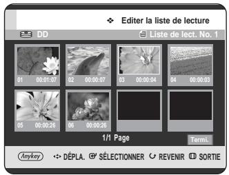 SAMSUNG DVD-HR720 - Déplacement d'une scène (changement de la position d'une scène) - 4