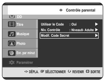 SAMSUNG DVD-HR720 - Si vous avez oublié votre mot de passe - 3
