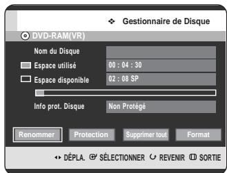 SAMSUNG DVD-HR720 - Modification du nom du disque - 5