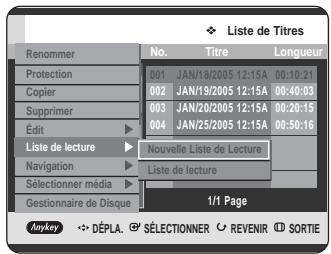 SAMSUNG DVD-HR720 - Utilisation du bouton MENU. - 1