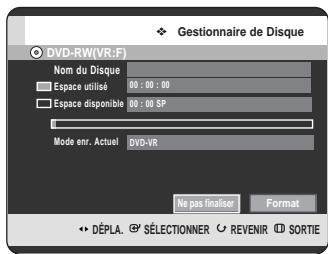 SAMSUNG DVD-HR720 - Réouverture d'un disque finalisé (mode v/vr) - 3
