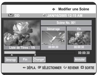 SAMSUNG DVD-HR720 - Modification d'une scène (replacement d'une scène) - 4