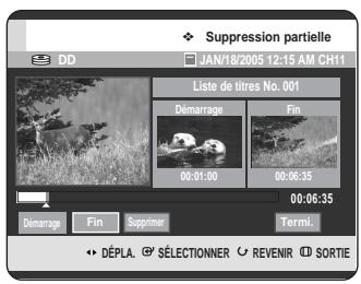 SAMSUNG DVD-HR720 - Utilisation du bouton MENU. - 6