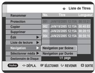SAMSUNG DVD-HR720 - Utilisation du bouton MENU. - 3