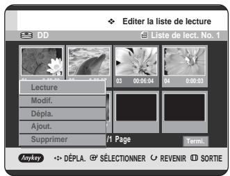 SAMSUNG DVD-HR720 - Modification d'une scène (replacement d'une scène) - 1
