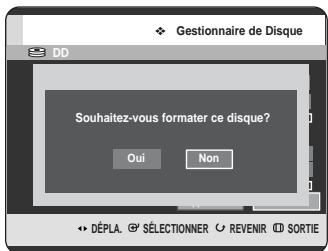 SAMSUNG DVD-HR720 - Formatage d'un disque - 6