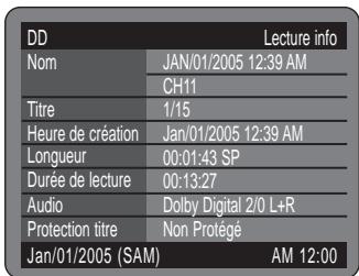 SAMSUNG DVD-HR720 - Utilisation du bouton MENU. - 4