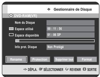 SAMSUNG DVD-HR720 - Suppression de toutes les listes de titres - 5