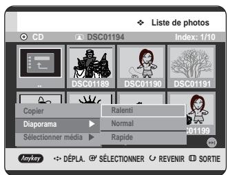 SAMSUNG DVD-HR720 - Diaporama - 2