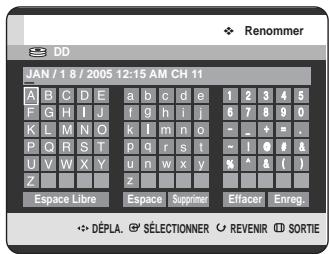 SAMSUNG DVD-HR720 - Utilisation du bouton MENU. - 2