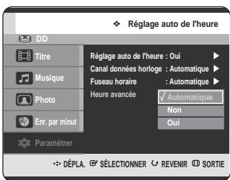 SAMSUNG DVD-HR720 - Heure avancée - 1