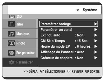 SAMSUNG DVD-HR720 - Mémoire de chaîne automatique - 2