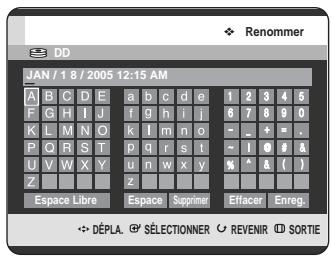 SAMSUNG DVD-HR720 - Utilisation du bouton MENU. - 2