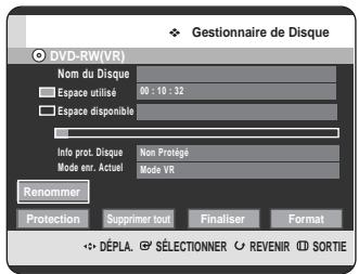 SAMSUNG DVD-HR720 - Finalisation d'un disque - 4