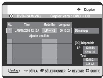SAMSUNG DVD-HR720 - Utilisation du bouton MENU. - 2
