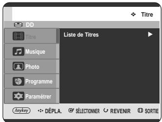 SAMSUNG DVD-HR725P - Utilisation du bouton MENU - 1
