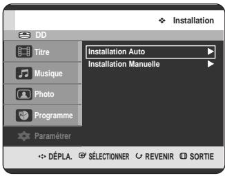 SAMSUNG DVD-HR725P - Préréglage des canaux avec la fonction de configuration automatique - 2