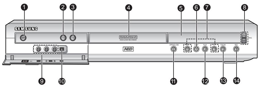 SAMSUNG DVD-HR725P - Façade - 1