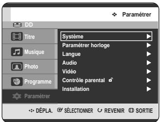 SAMSUNG DVD-HR725P - Configuration du contrôle parental - 2
