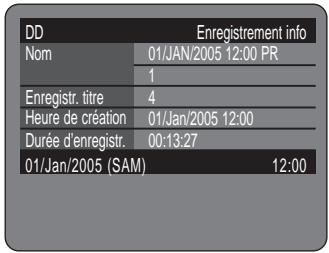 SAMSUNG DVD-HR725P - A propos du bouton INFO - 3