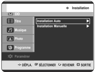SAMSUNG DVD-HR725P - Préréglage des canaux avec la fonction de configuration manuelle - 2