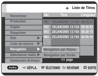 SAMSUNG DVD-HR725P - Utilisation du bouton MENU - 3