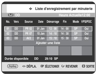 SAMSUNG DVD-HR725P - Utilisation du bouton MENU. - 1