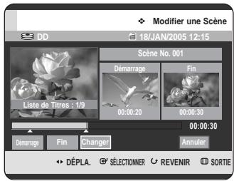 SAMSUNG DVD-HR725P - Modification d'une scène (remplacement d'une scène) - 4