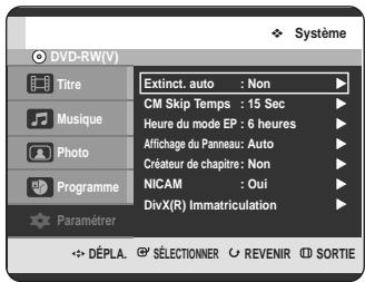 SAMSUNG DVD-HR725P - Création automatique des chapitres - 4