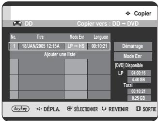 SAMSUNG DVD-HR725P - Utilisation du bouton MENU. - 2