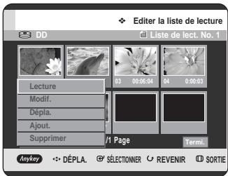 SAMSUNG DVD-HR725P - Appuyez sur les boutons ▲▼◀▶ pour sélectionner la scène que vous souhaitez lire, puis appuyez sur le bouton ANYKEY. - 1