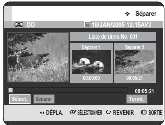 SAMSUNG DVD-HR725P - Utilisation du bouton MENU. - 5