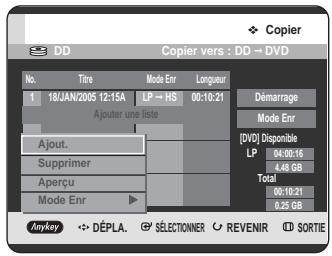 SAMSUNG DVD-HR725P - Appuyez sur le bouton ANYKEY. - 1