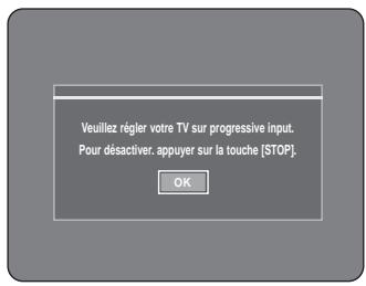 SAMSUNG DVD-HR725P - Configuration du balayage progressif - 2