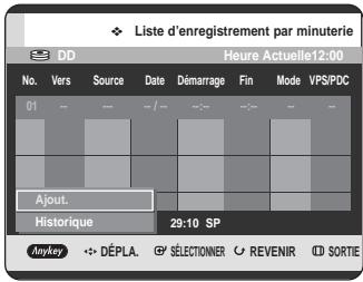 SAMSUNG DVD-HR725P - Appuyez sur le bouton ANYKEY. - 1