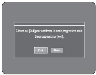 SAMSUNG DVD-HR725P - Configuration du balayage progressif - 1