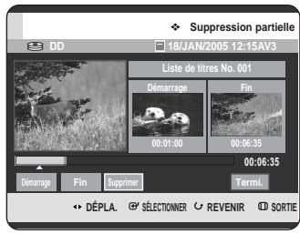 SAMSUNG DVD-HR725P - Utilisation du bouton MENU. - 7