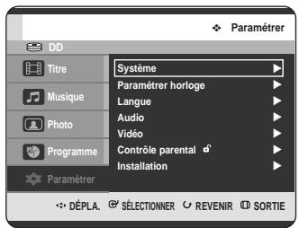 SAMSUNG DVD-HR725P - Réglage de l'horloge - 2