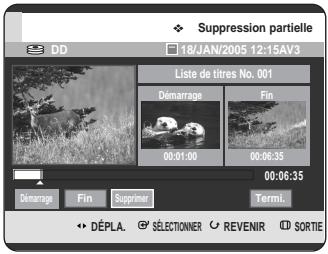 SAMSUNG DVD-HR725P - Utilisation du bouton MENU. - 6