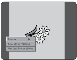 SAMSUNG DVD-HR725P - - Pour arrêter la rotation - - 1