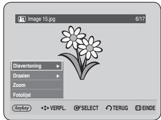 Image 15.jpg 6/17 Diavertoning Drasien Zoom Fotolijst Anykey VERPL SELECT TERUG EINDE