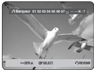 F:\Marqueur 01 02 03 04 05 06 07 --- N : 7 ►DÉPLA. ⓊSELECT. ⓍREVENIR