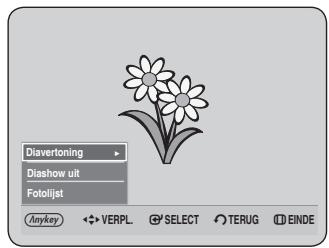 Diavertoning Diashow uit Fotolijat Anykey ✿ VERPL. ⚪ SELECT ↕ TERUG ⏰ EINDE