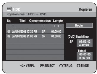 SAMSUNG DVD-HR734A - De toets MENU gebruiken - 6
