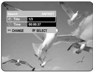 SAMSUNG DVD-HR734A - Moving to a scene directly using the ANYKEY - 13
