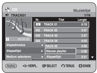 SAMSUNG DVD-HR734A - De playlist verwijdermen - 2