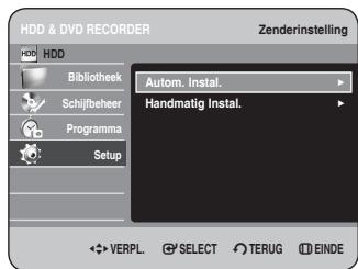 SAMSUNG DVD-HR734A - Zenders automatisch instellen - 3